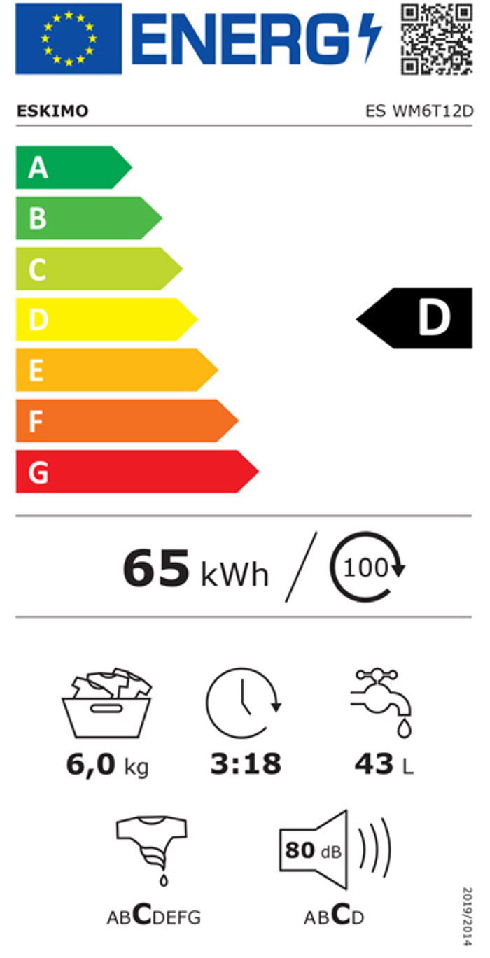 Eskimo ES WM6T12D (Pluntirio Rouxon 6kg 1200 Strofon)