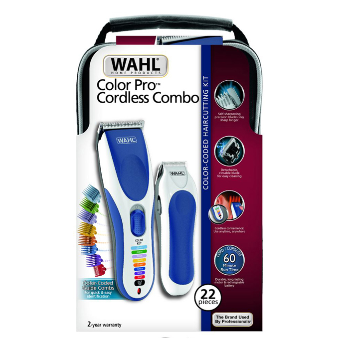 Wahl Colorpro Cordless Combo 9649-916 (Epanafortizomeni Koureftiki Mixani & Trimmer Batarias)