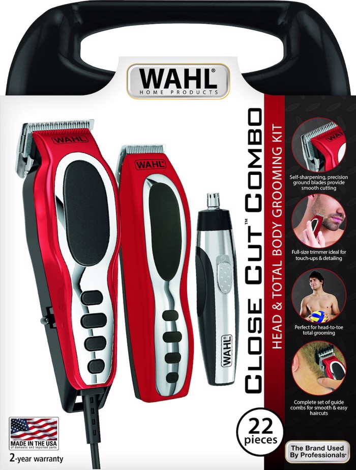 Wahl Close Cut Red Combo 79520-5616 (Koureftiki Mixani Revmatos & 2 Trimmers Batarias) - SE 12 ATOKES DOSEIS