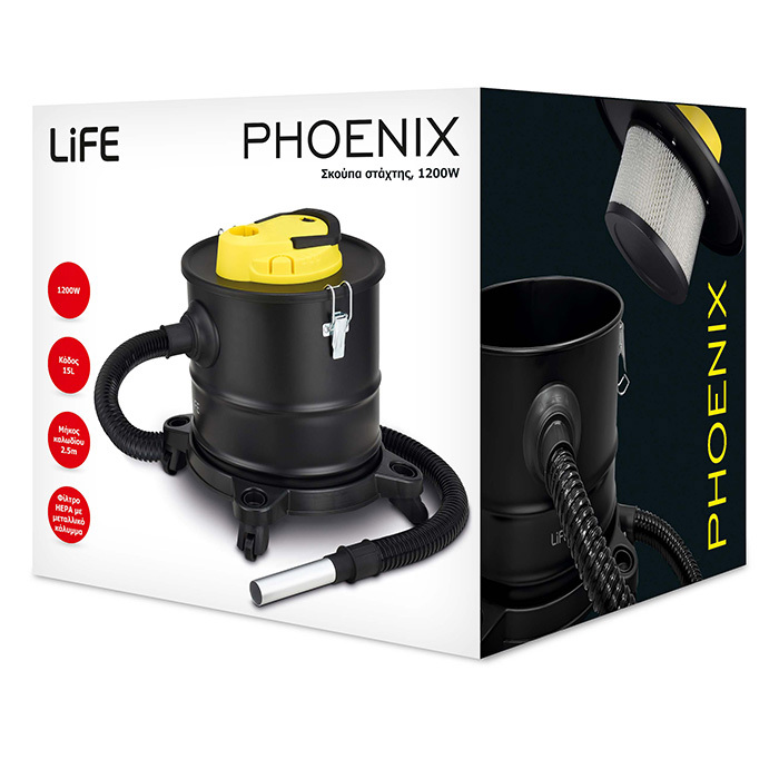 Life Phoenix (Skoupa Staxtis 1200W me Kado 15lt)