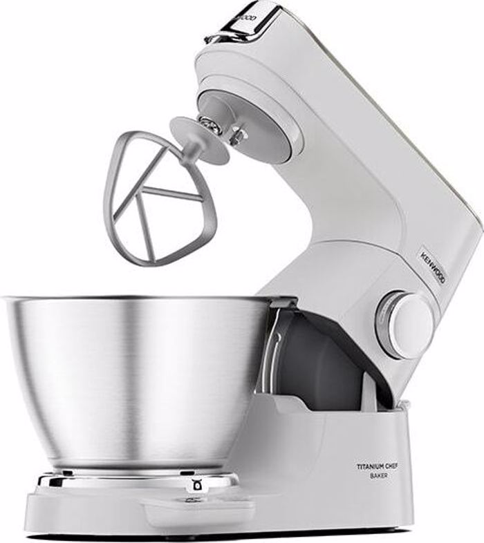 Kenwood KVC65.001WH Titanium Chef Baker (Kouzinomixani 1200W me Anoxeidoto Kado 5lt)