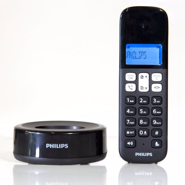 Philips D1611B/GRS (Asurmato Tilefono me Elliniko Menou & Anoixti Akroasi)