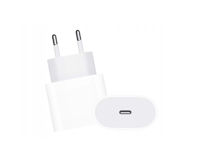Apple MHJE3ZM/A White 20W (Fortistis Spitiou USB-C Xoris Kalodio)