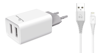 Powertech PT-777 2xUSB White (Fortistis Spitiou & Kalodio Lightning)