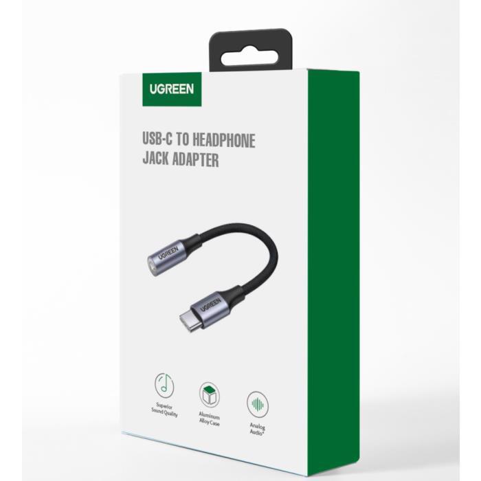 Ugreen AV142 30632 Metatropeas USB-C male se 3.5mm female