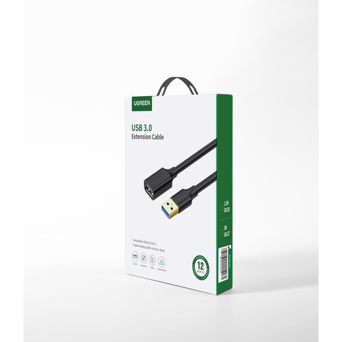 Ugreen US129 10368 Kalodio USB 3.0 1m USB-A Male se USB-A Female