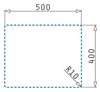 Pyramis Tetragon 1B 070067011 (upokathimenos Neroxutis apo Sunthetiko Ganiti M50xP40cm)