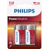 Philips LR14P2B/GRS (Αλκαλικές Μπαταρίες Υψηλής Απόδοσης C 2τμχ) Philips LR14P2B/GRS (Alkalikes Bataries upsilis Apodosis C 2tmx)