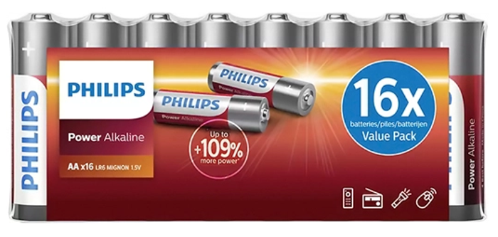 Philips LR6P16F/10 (Alkalikes Bataries AA  LR6 1.5V 16Temaxia)