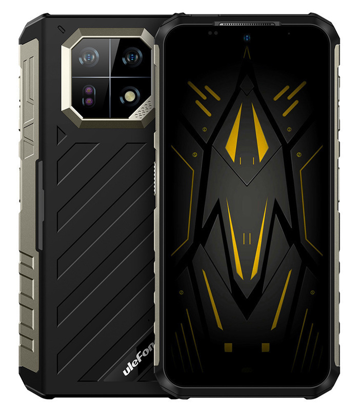 ULEFONE smartphone Armor 22, 6.58'', 8/256GB, 6600mAh, IP68/IP69K, mavro